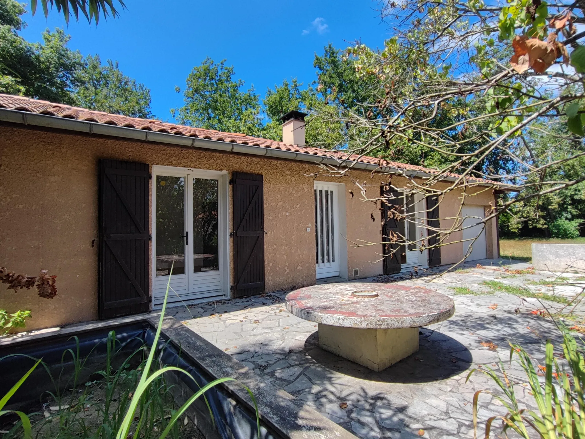 Maison de plain-pied T4 à Biscarrrosse Bourg avec garage et secteur calme