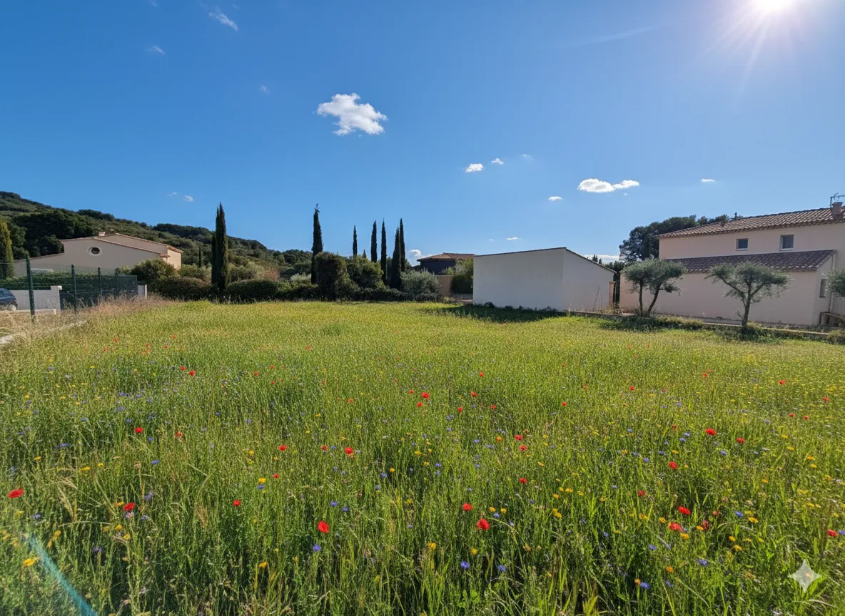 Terrain à bâtir de 700 m² à Castillon du Gard, environnement calme et connecté