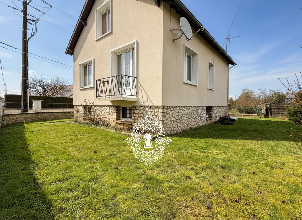 Maison traditionnelle avec jardin à Donnemarie-Dontilly, 102 m², 3 chambres, garage et chauffage gaz 