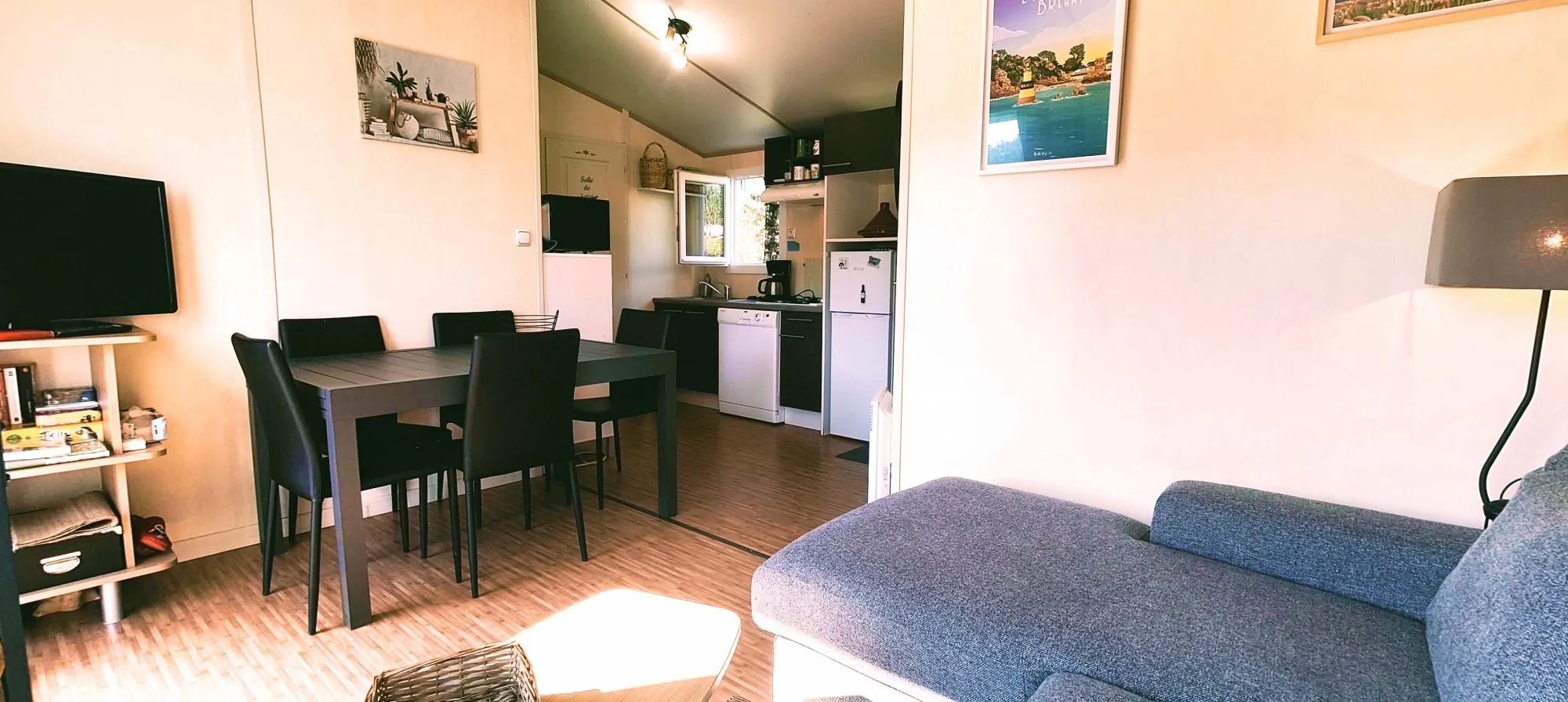 Charmant chalet résidentiel avec terrasse et vue lac à Guerlédan 