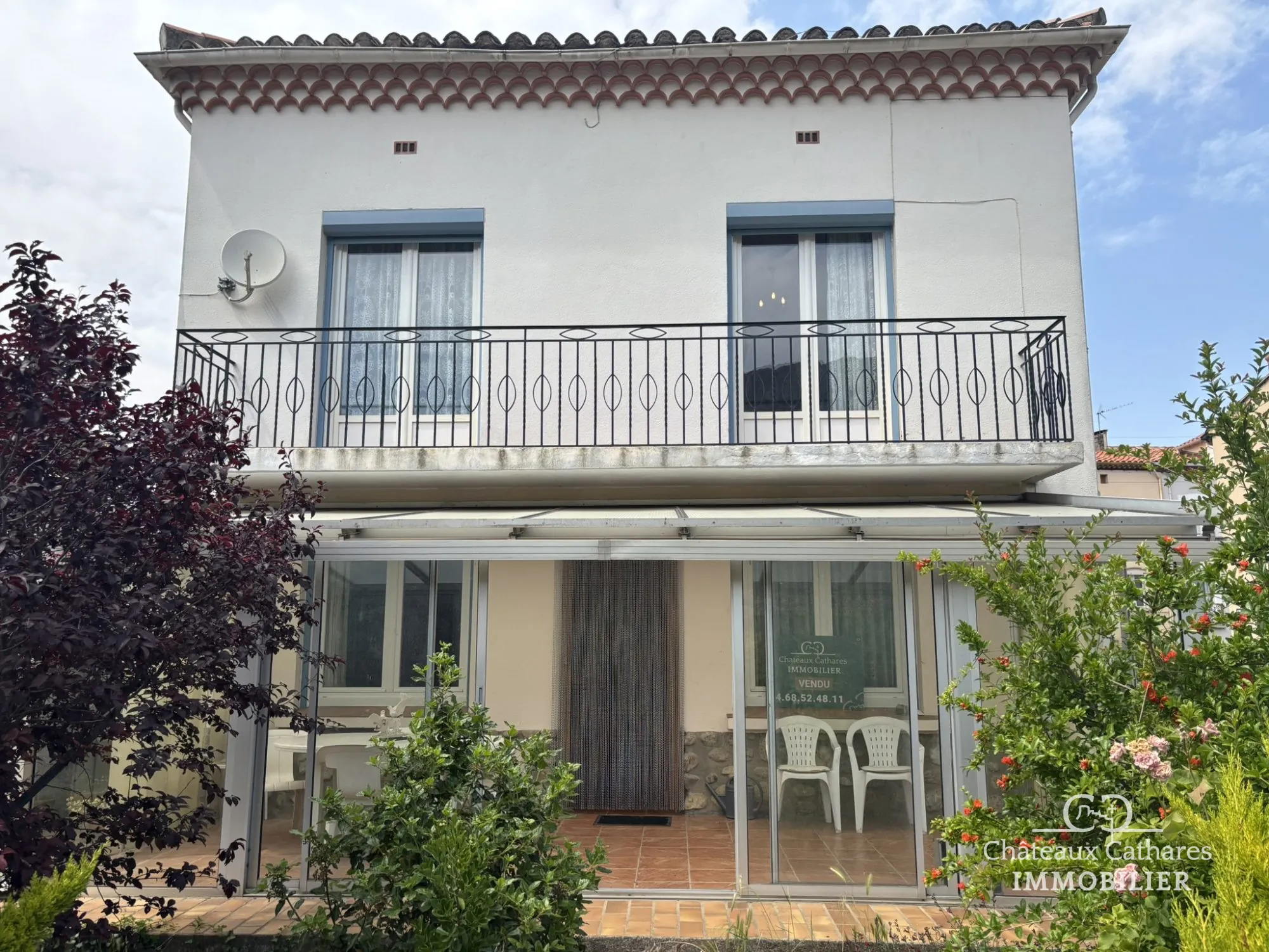 Maison individuelle avec garage et jardin à Saint-Paul-de-Fenouillet