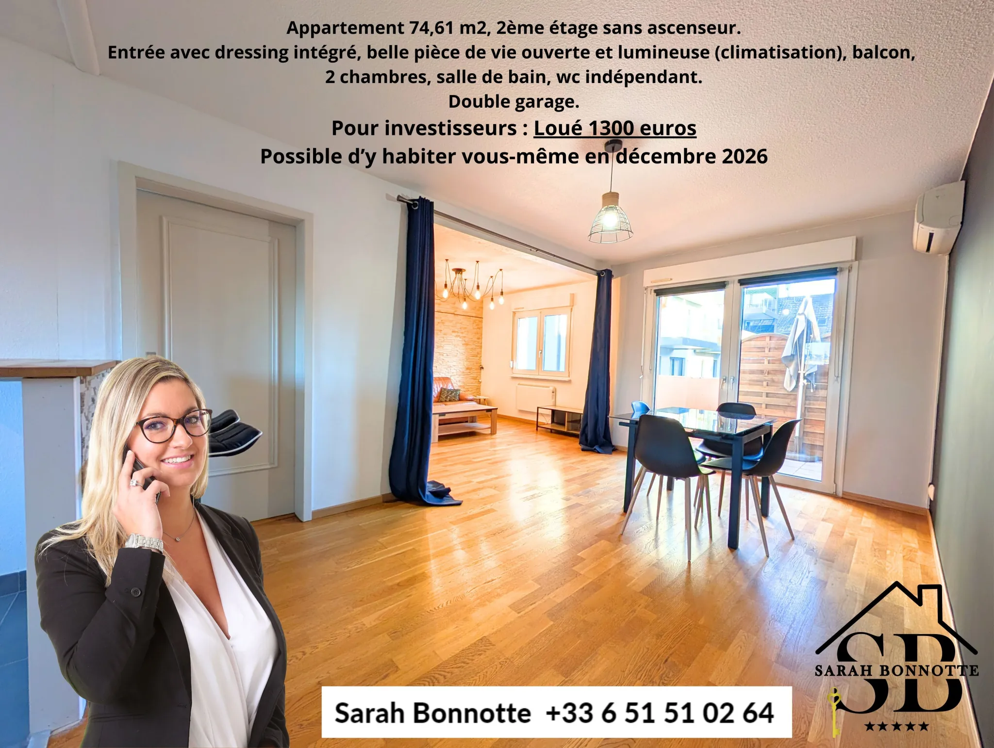 Appartement 4 pièces à St. Louis – Idéal Investissement ou Résidence principale