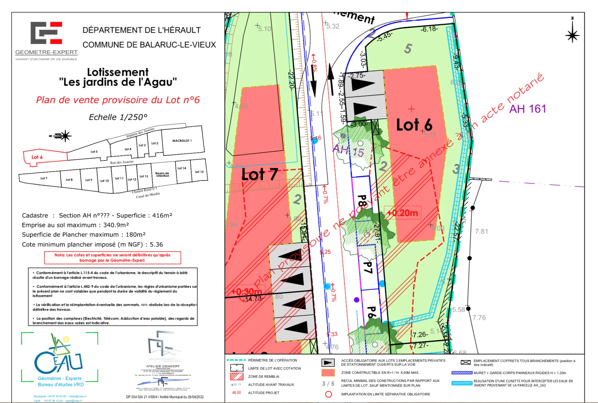 Terrain à bâtir de 416 m² à Balaruc-le-vieux - Opportunité d'investissement 