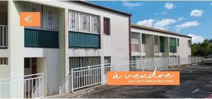 Appartement F3 loué à Fort-de-France - Résidence calme avec loggia et parking 