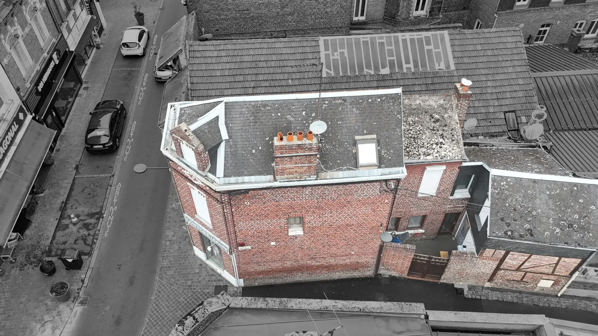 Immeuble à Ham avec local commercial et appartement en plein cœur de la ville