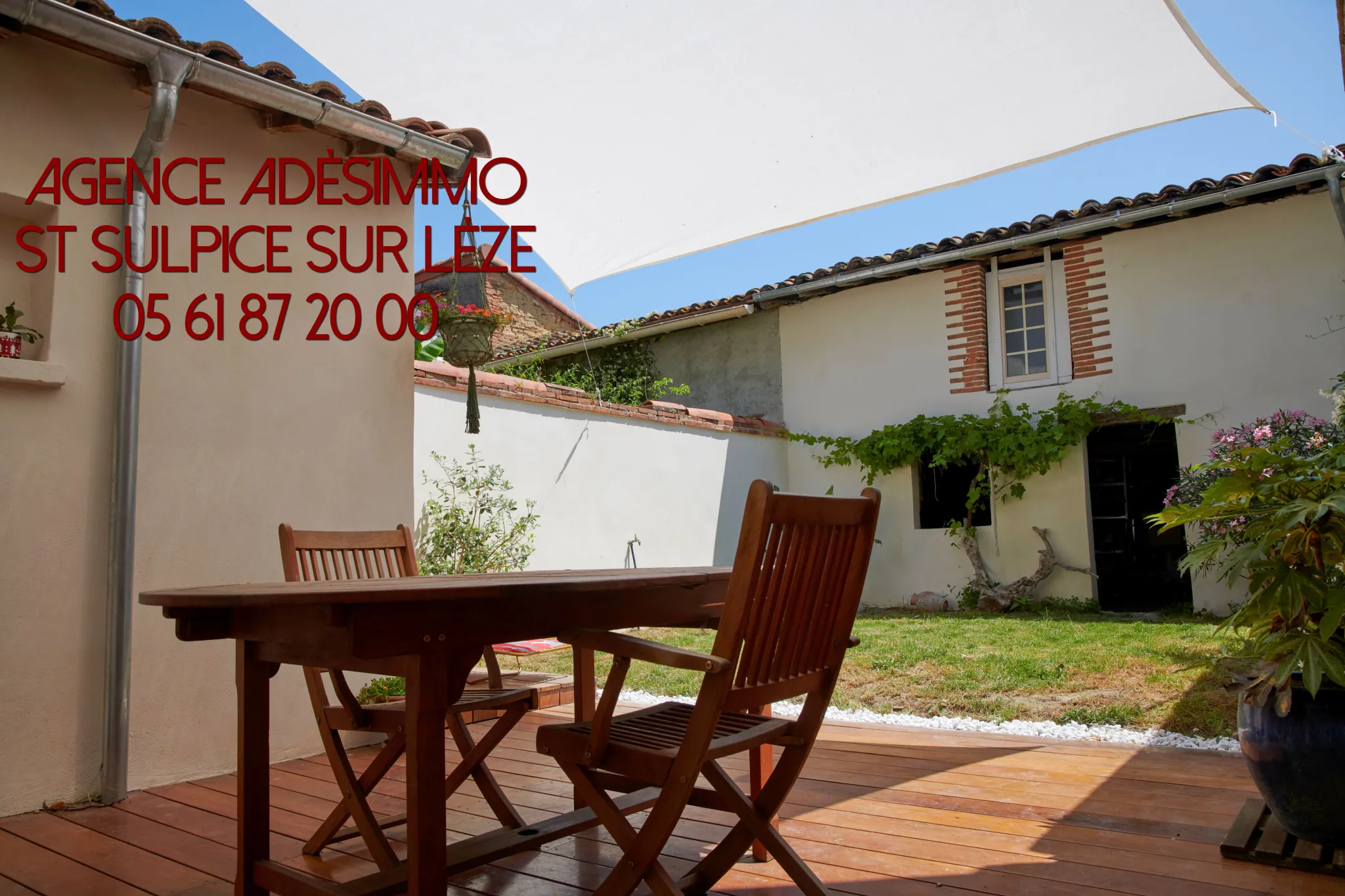 Maison de village rénovée de 180m² avec jardin près de Toulouse