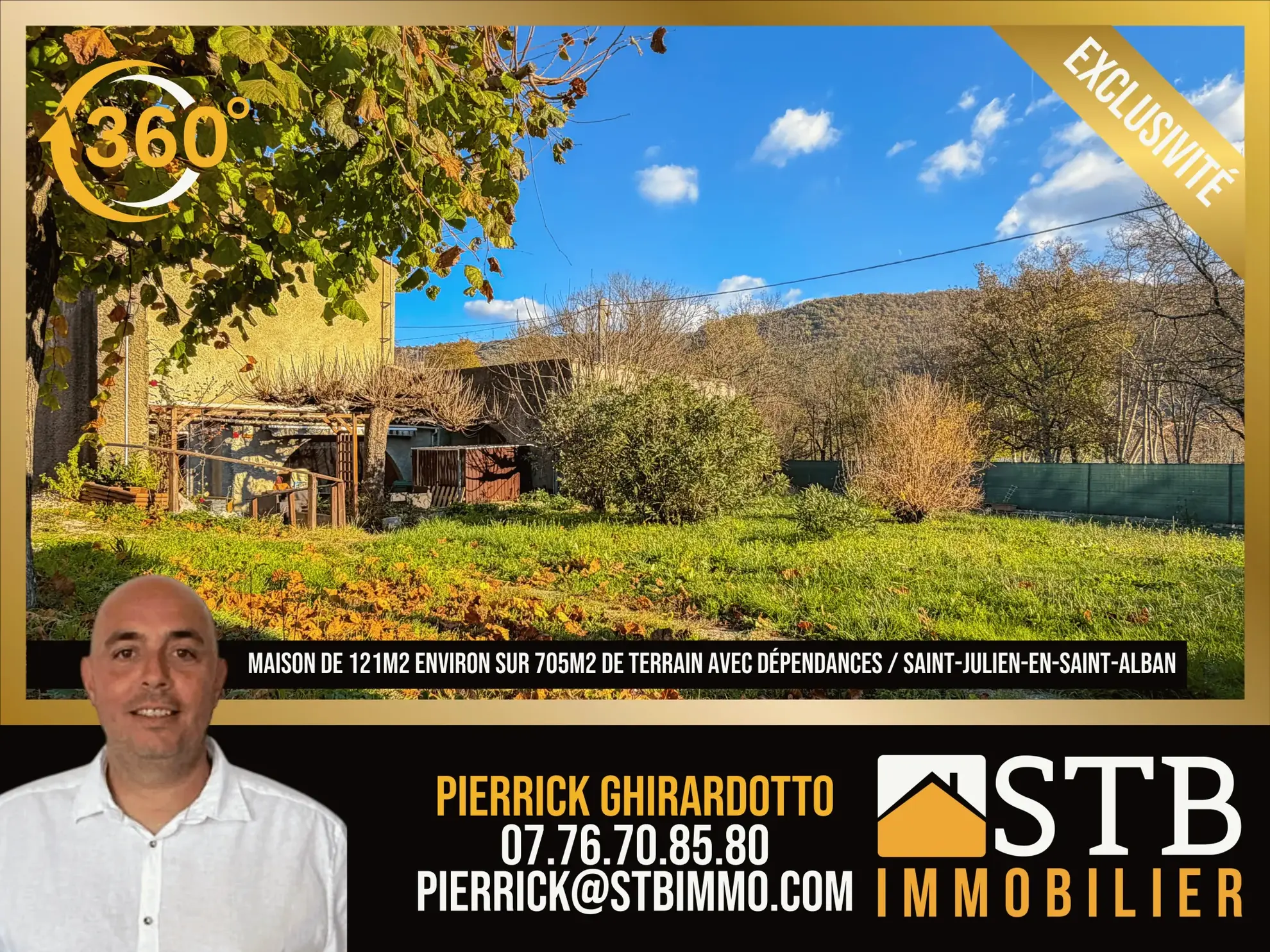 Maison familiale avec dépendances à Saint-Julien-en-Saint-Alban