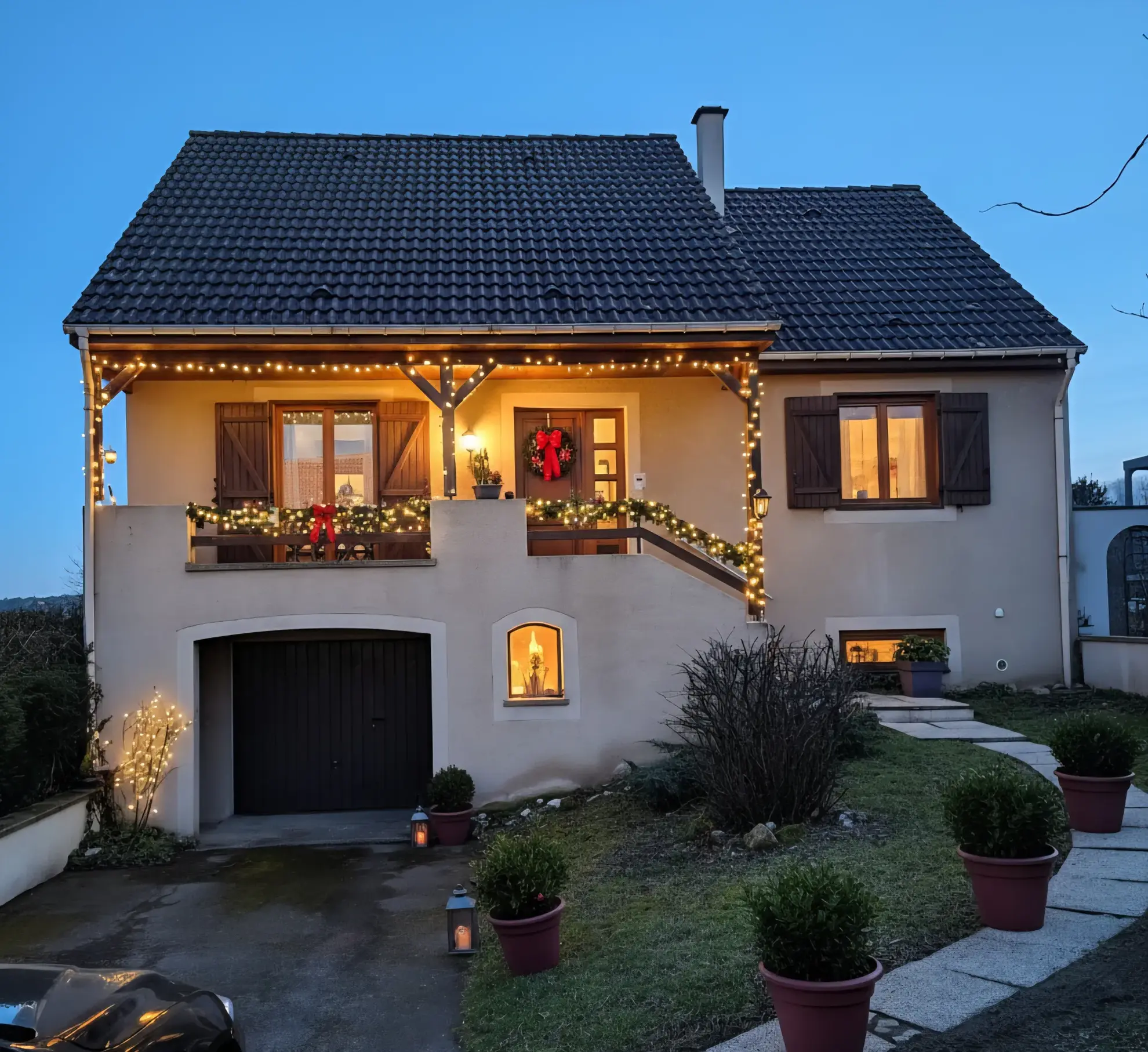 Belle maison familiale à Porcelette avec prestations modernes et grand jardin de 9,31 ares