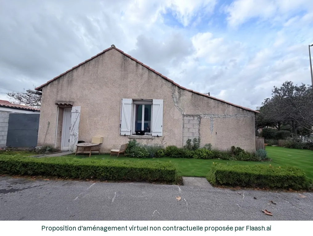 Maison 3 pièces à Port de Bouc avec terrain de 200 m² 