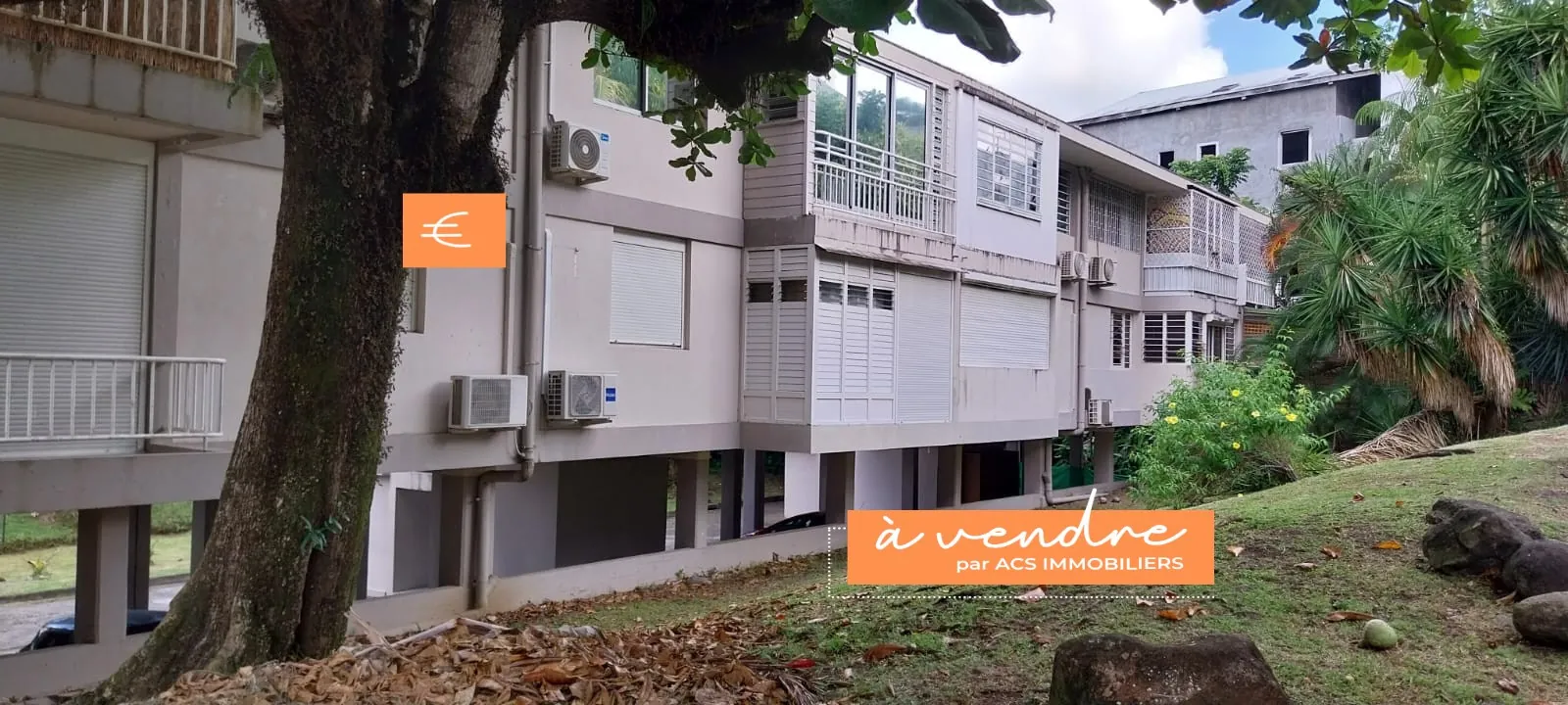 Appartement F3 à Fort-de-France - Quartier Didier avec parking, loué, 210 000 € 