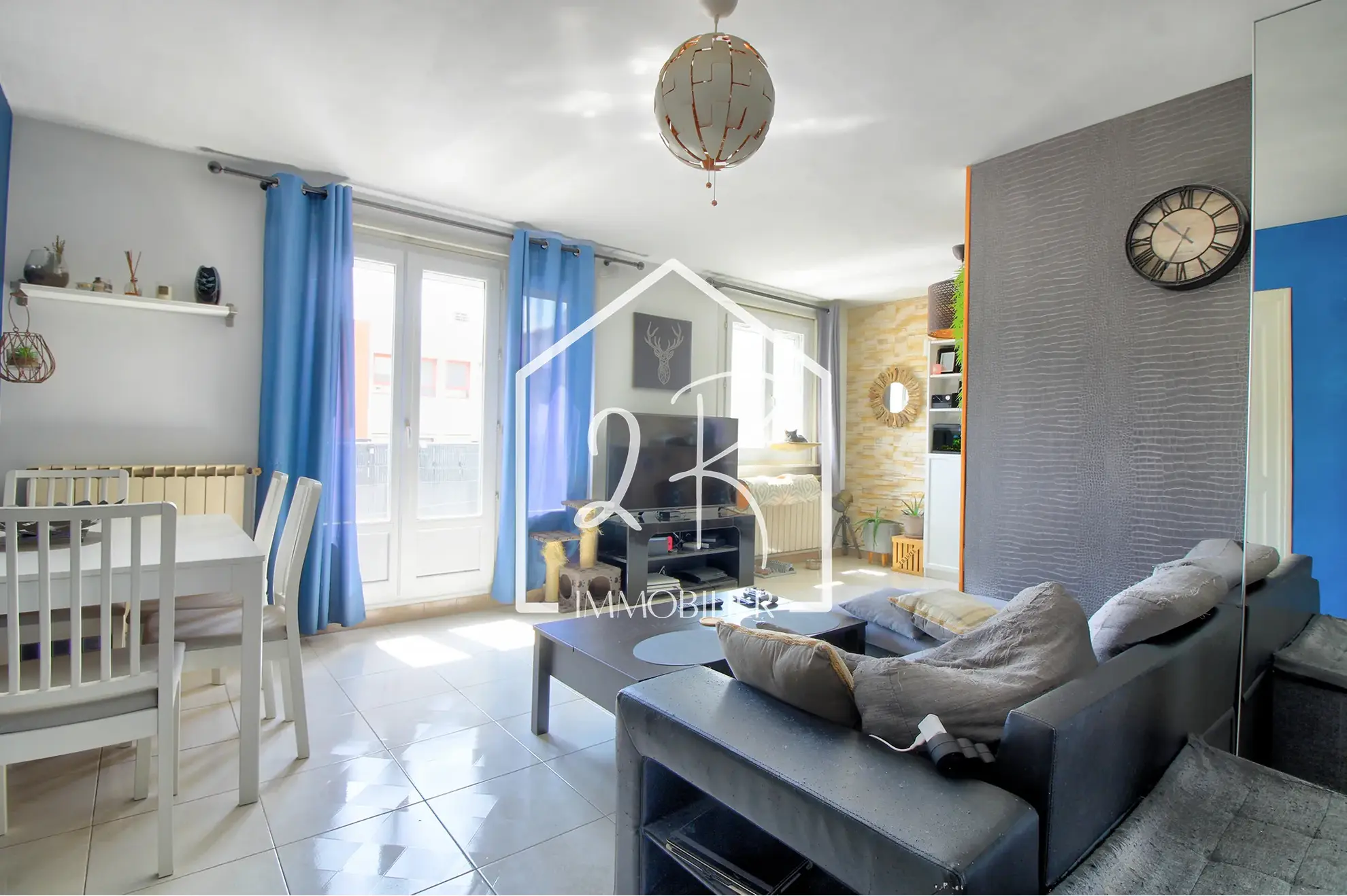 Appartement T3 à Vienne avec garage et cave – 59,43 m²