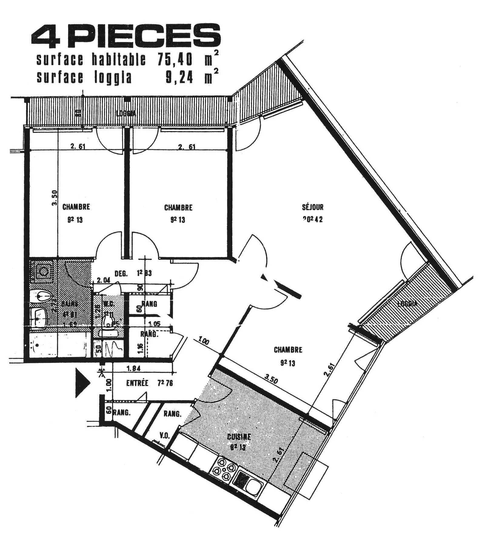 Appartement 4 pièces à Créteil proche métro, lac et université 
