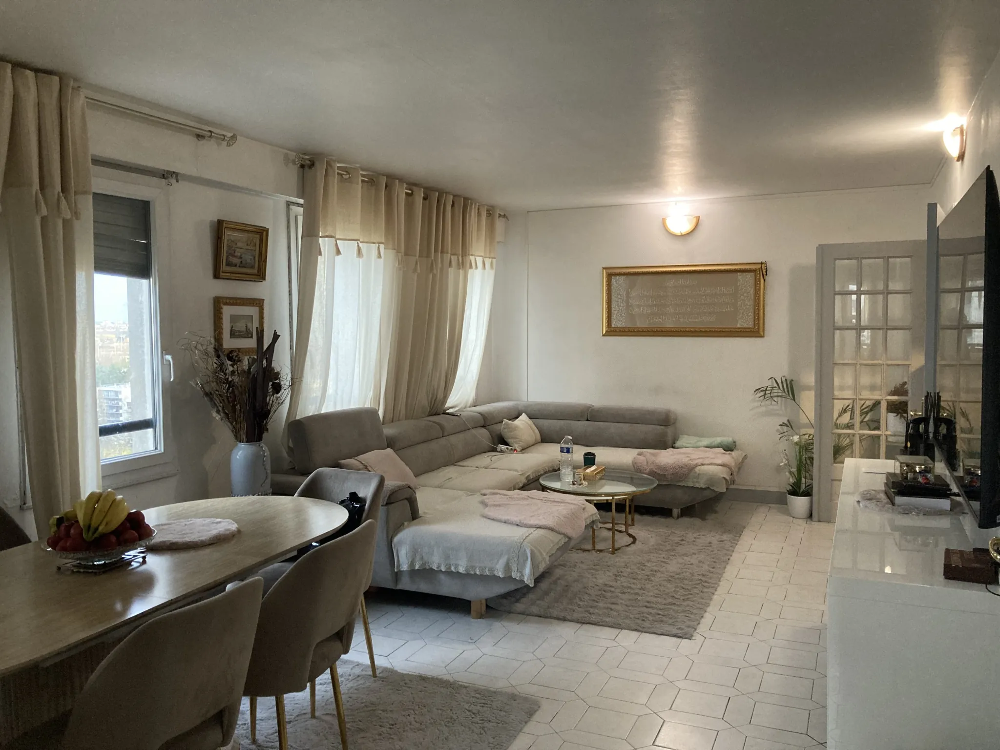 Appartement F4 de 82m² loué à Sarcelles, quartier Camus/8 Mai – Investissement locatif