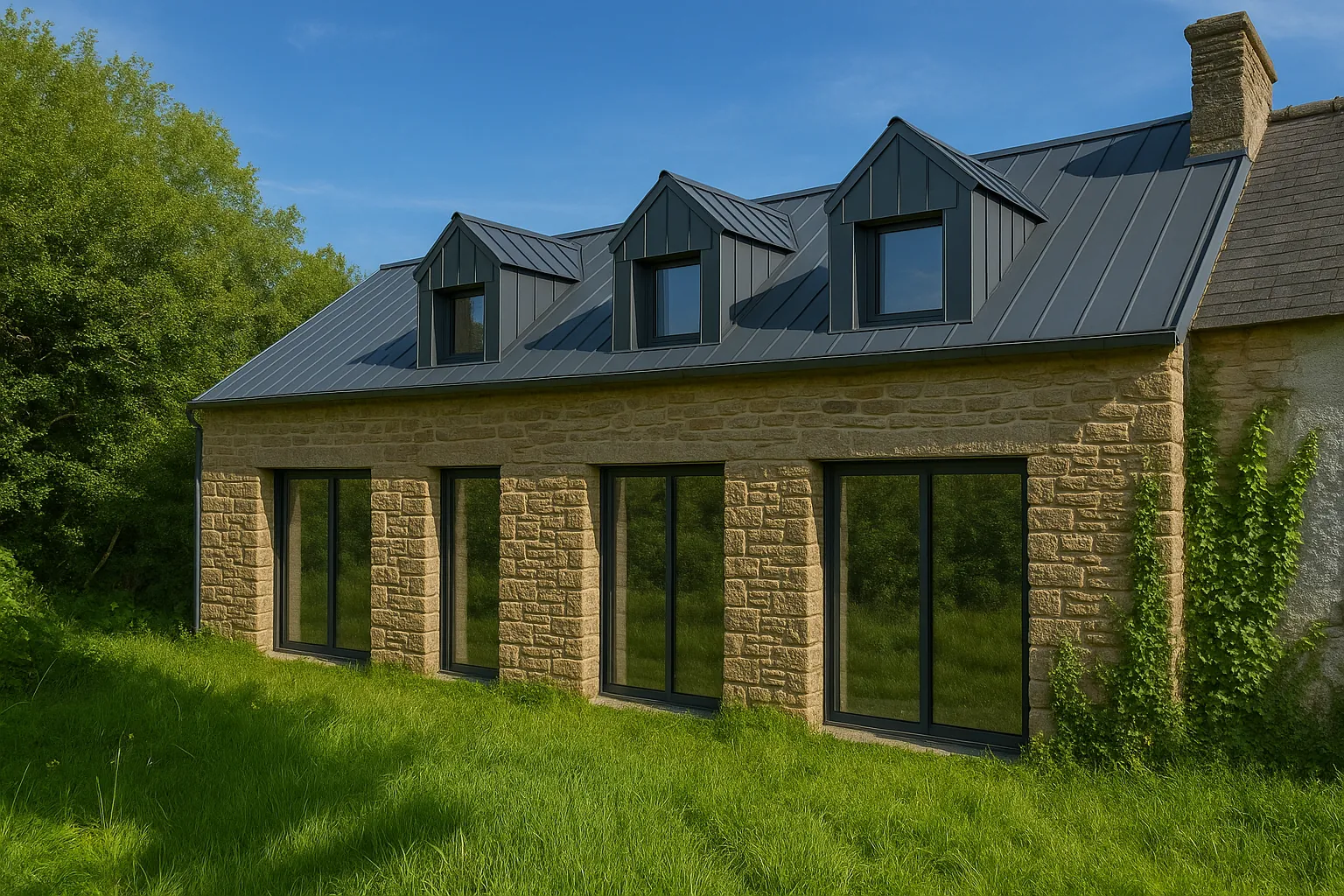 Maison en pierre à rénover à Vannes - grand terrain et potentiel 