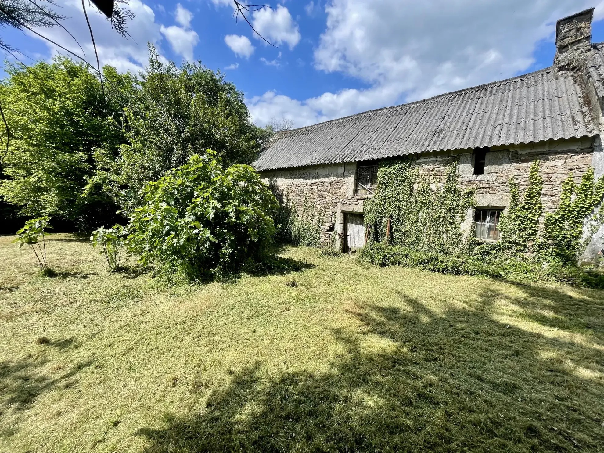 Maison en pierre à rénover à Vannes - grand terrain et potentiel 