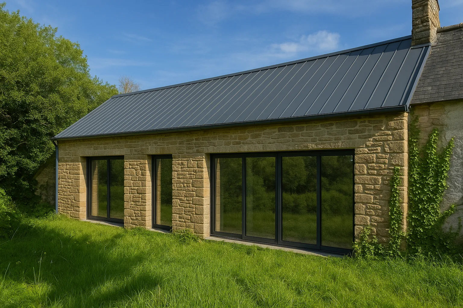 Maison en pierre à rénover à Vannes - grand terrain et potentiel 