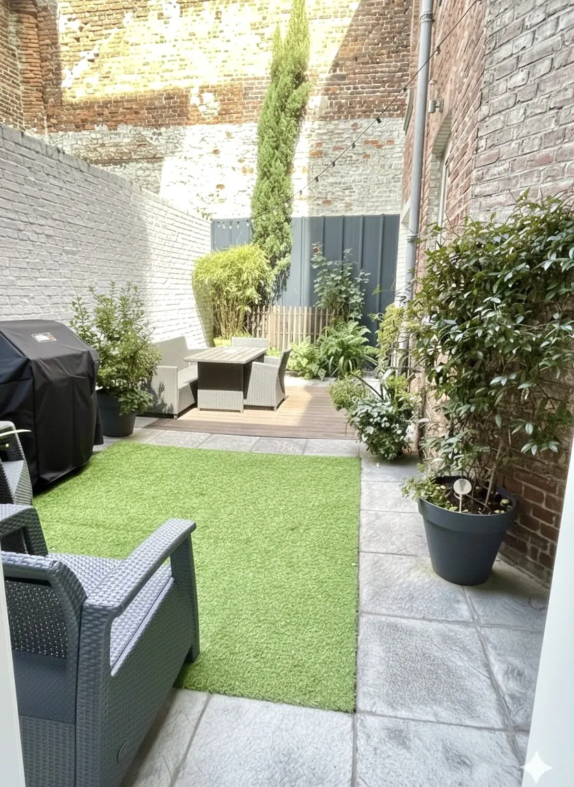Magnifique maison rénovée au centre-ville de Saint-Quentin avec terrasse et 4 chambres 
