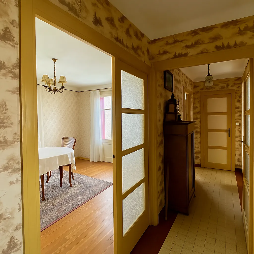 Maison individuelle à Firminy Chazeaud avec grand terrain constructible 