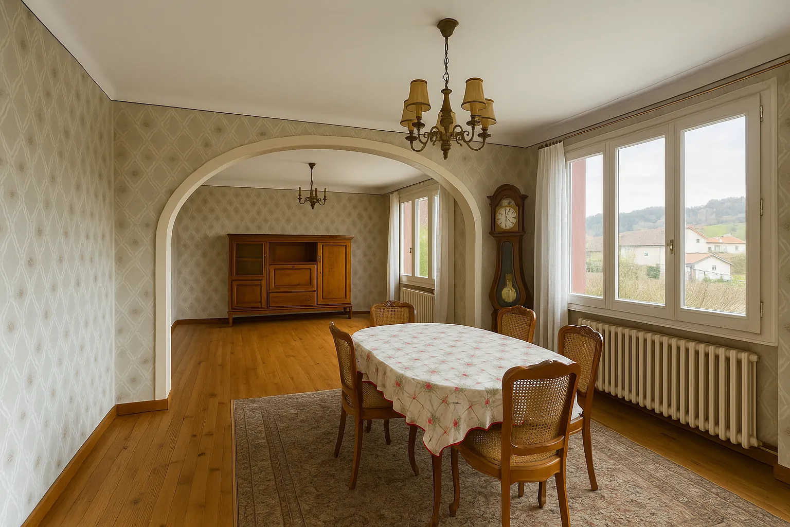 Maison individuelle à Firminy Chazeaud avec grand terrain constructible 