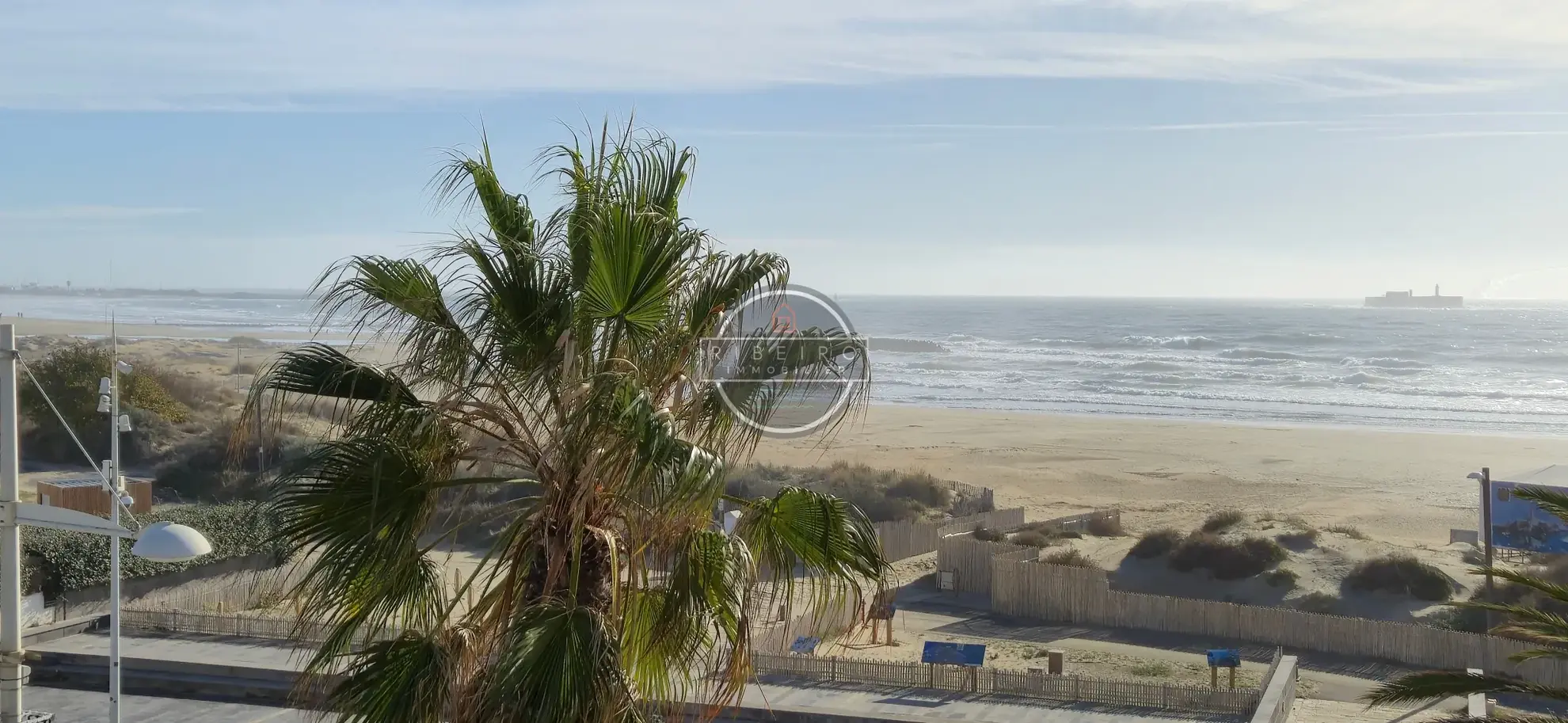 Bel appartement avec vue mer à vendre au Cap d'Agde, rénové en 2025