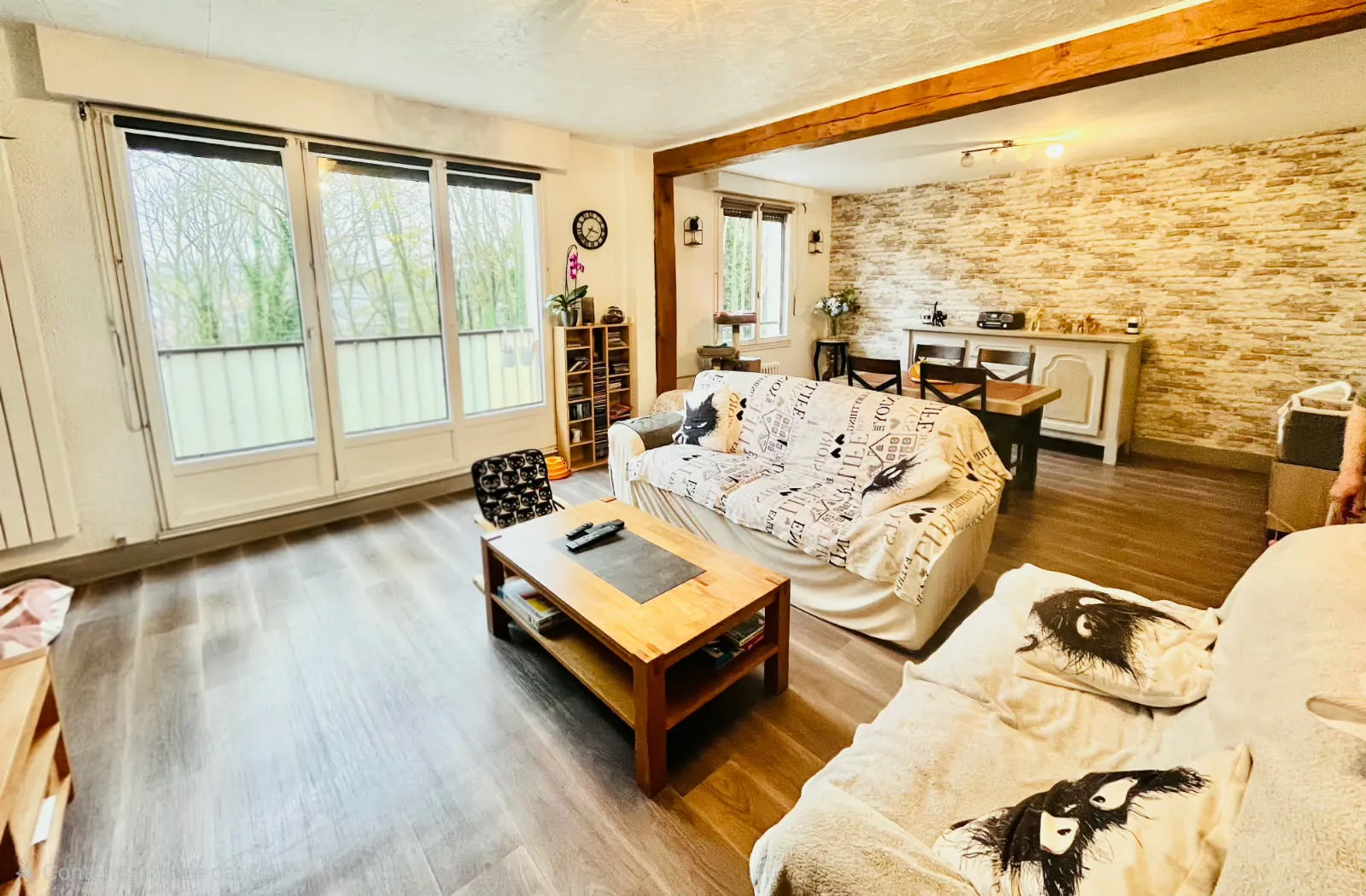 Appartement lumineux de 86 m² avec 2 chambres à Boulogne-sur-Mer