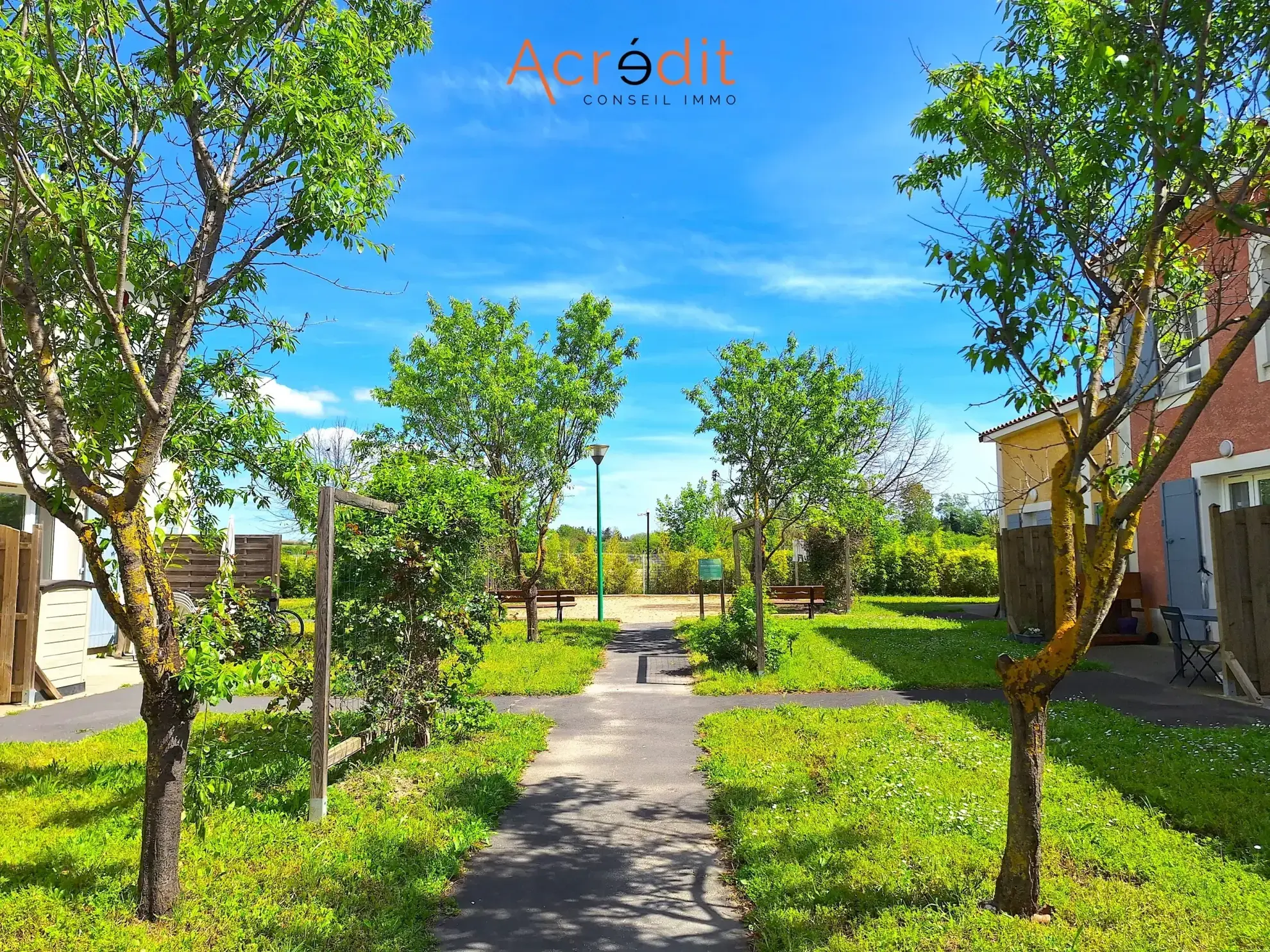 Maison à Colombiers avec piscine dans résidence sécurisée - 2 chambres, 39.61 m²