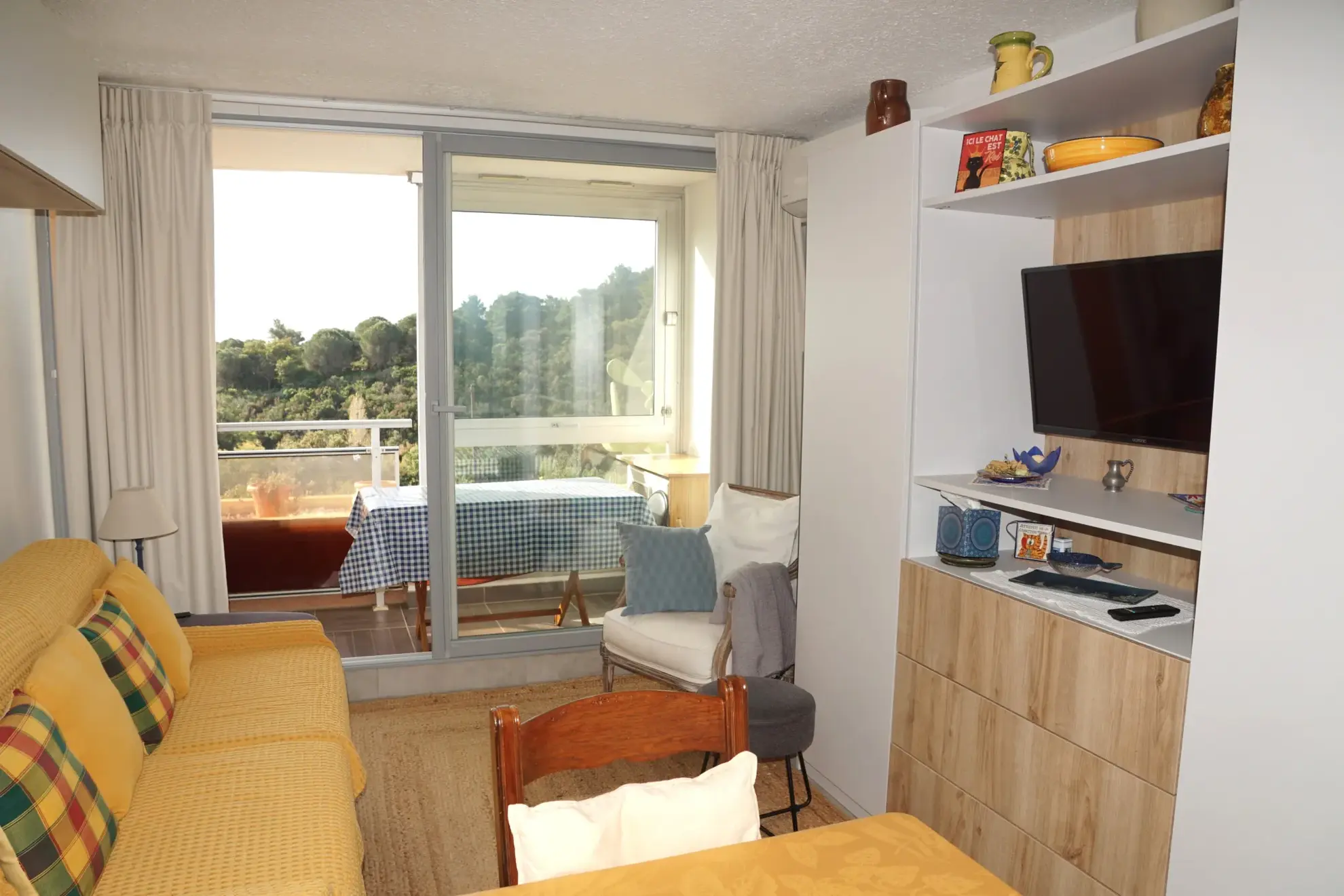 Studio cabine avec vue mer à Cavalaire sur mer - Appartement en vente 