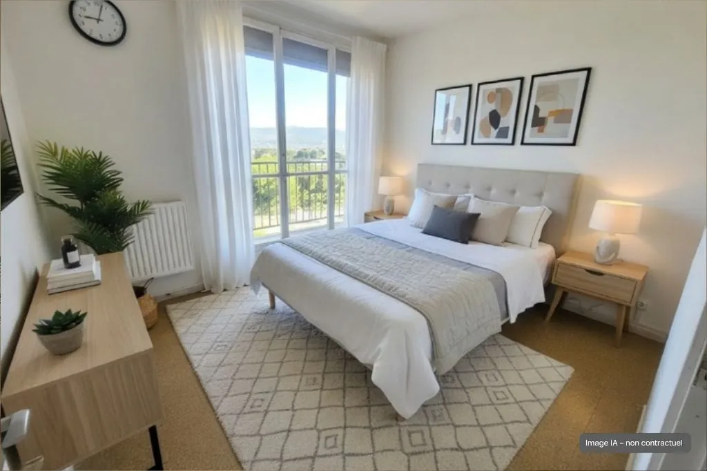 Appartement T3/T4 avec vue mer à Montolivet Marseille - 62 m² 