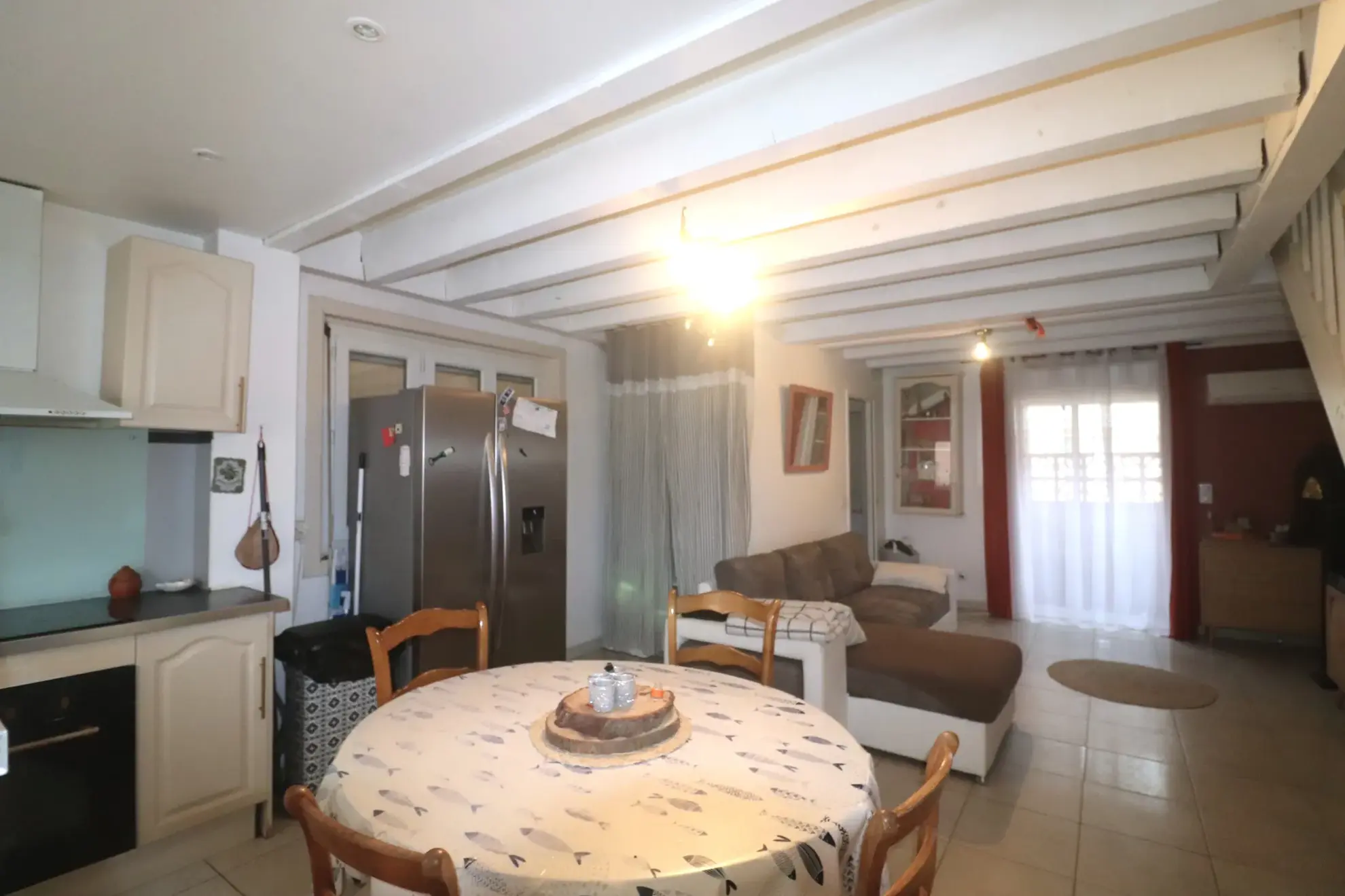 Maison de ville avec balcon et cour à Valras-Plage 