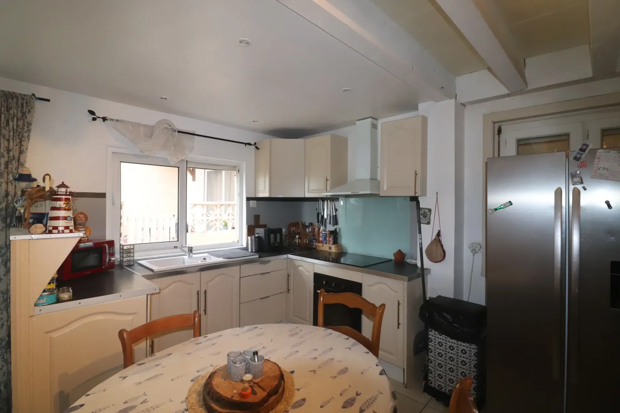 Maison de ville avec balcon et cour à Valras-Plage 