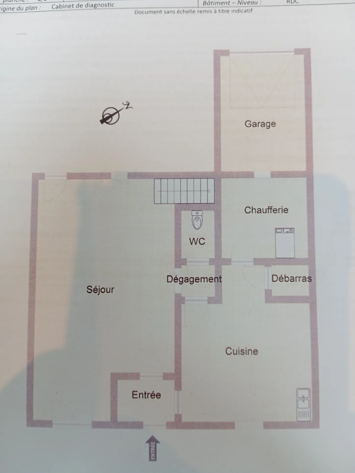 Maison individuelle en Indre proche Issoudun avec jardin et garage 