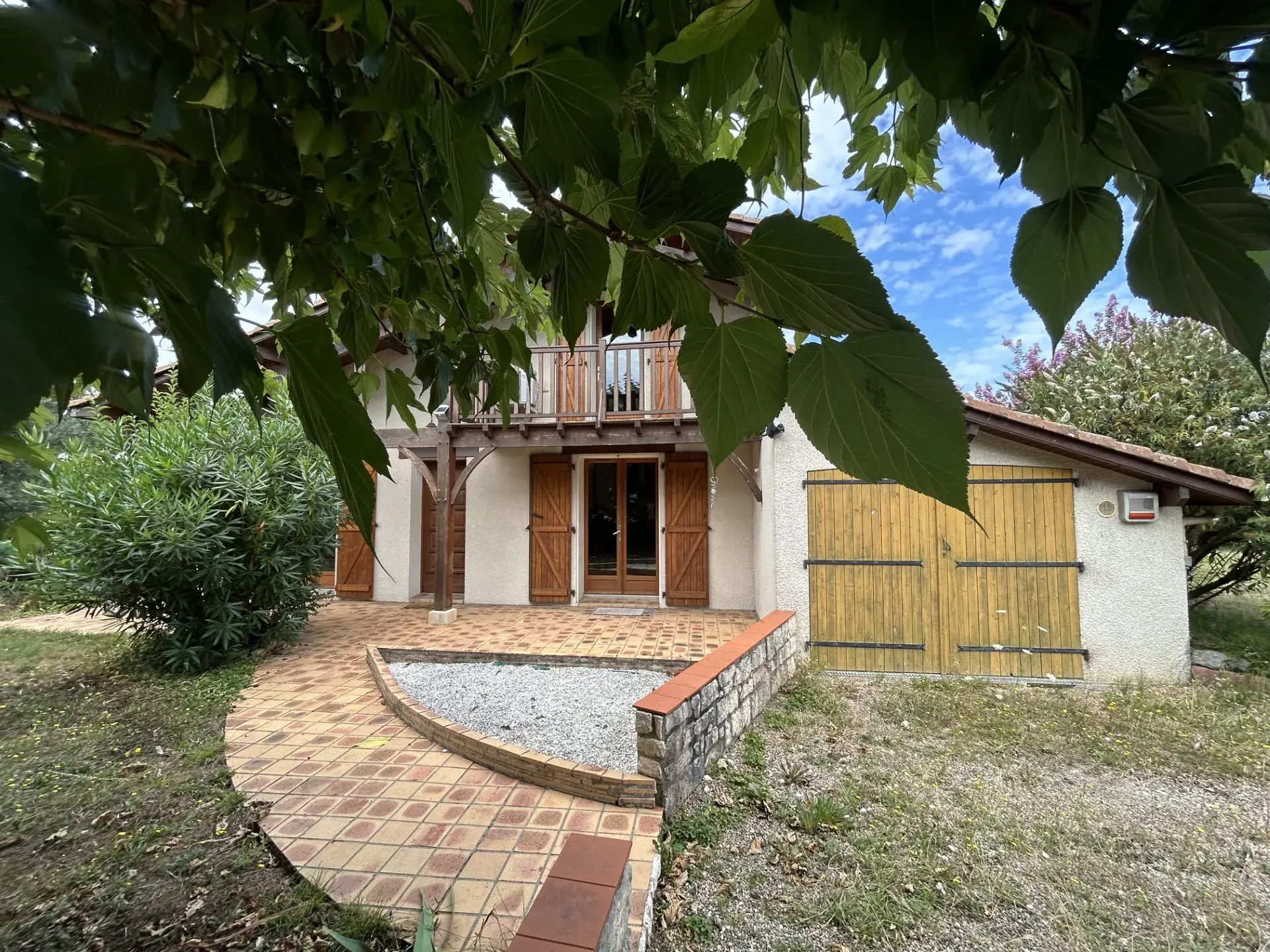 Maison landaise avec piscine à Marmande – 3 chambres, jardin et garage 