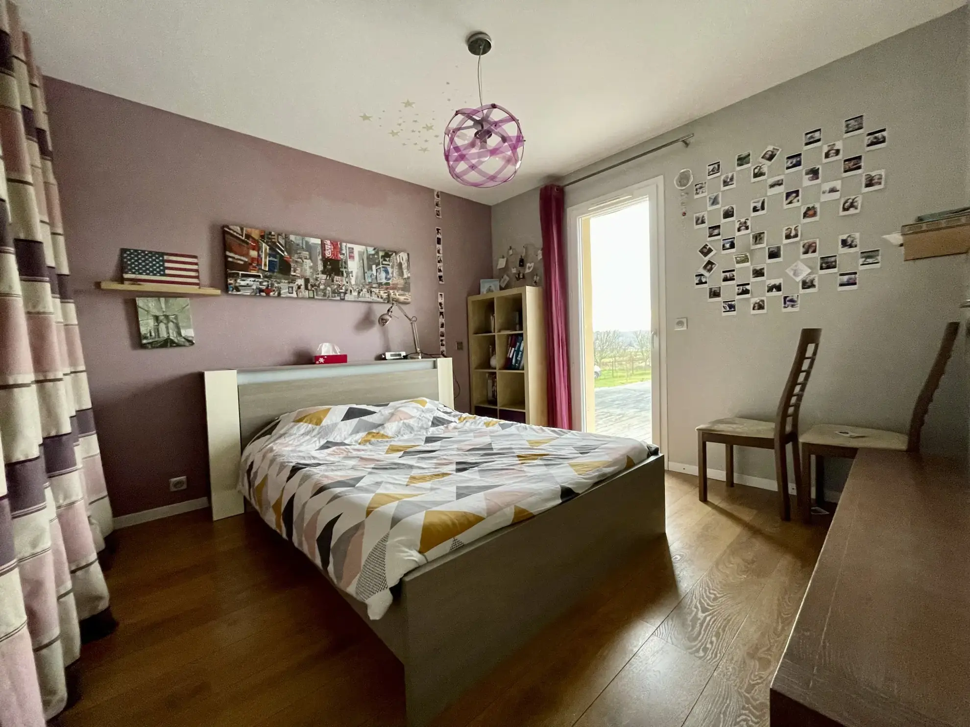 Maison récente avec 4 chambres, piscine et vue Pyrénées à Casteide Doat 