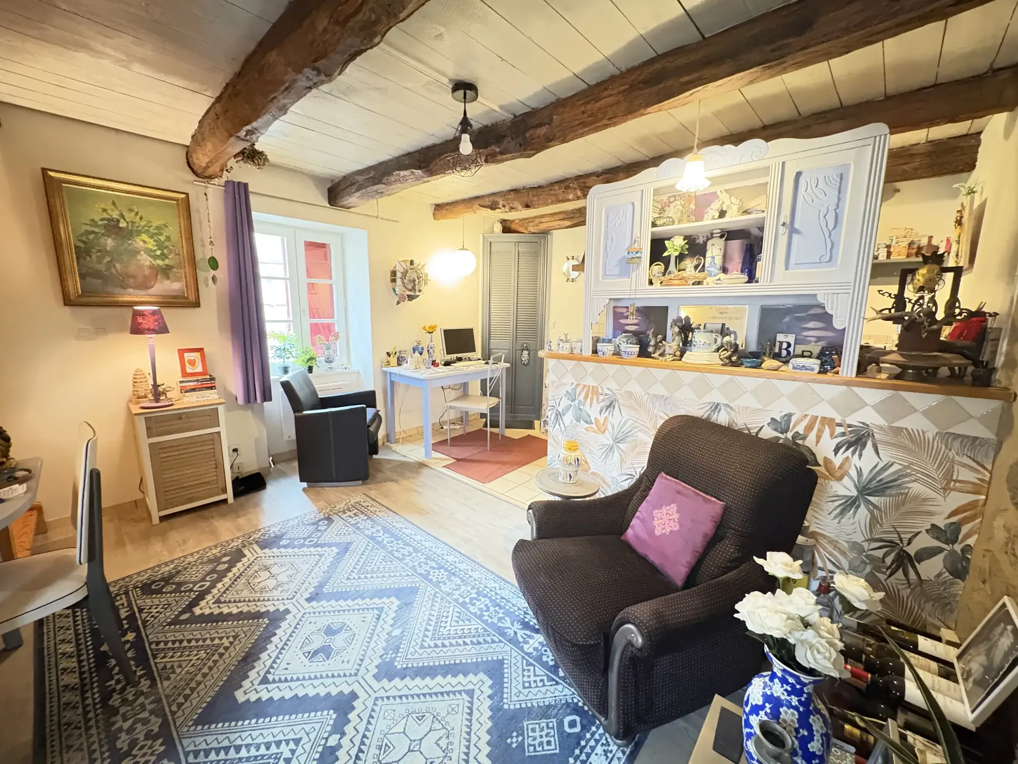 Maison à vendre avec annexe et terrain dans le Sud de l'Aveyron 