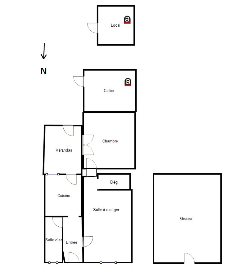 Maison de plain-pied avec jardin à Saint-Aout - Idéal investissement ou résidence principale 
