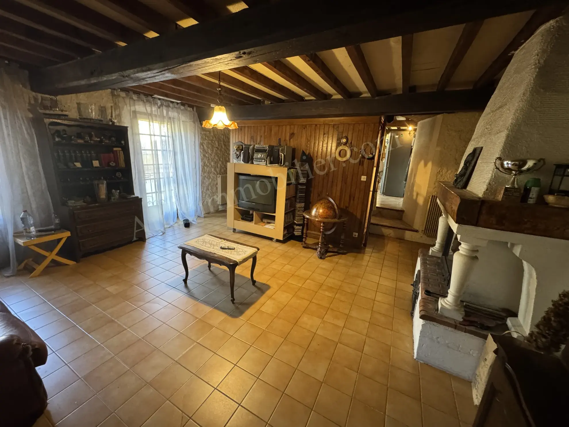 Maison de village en pierre avec extérieur dans les Corbières 