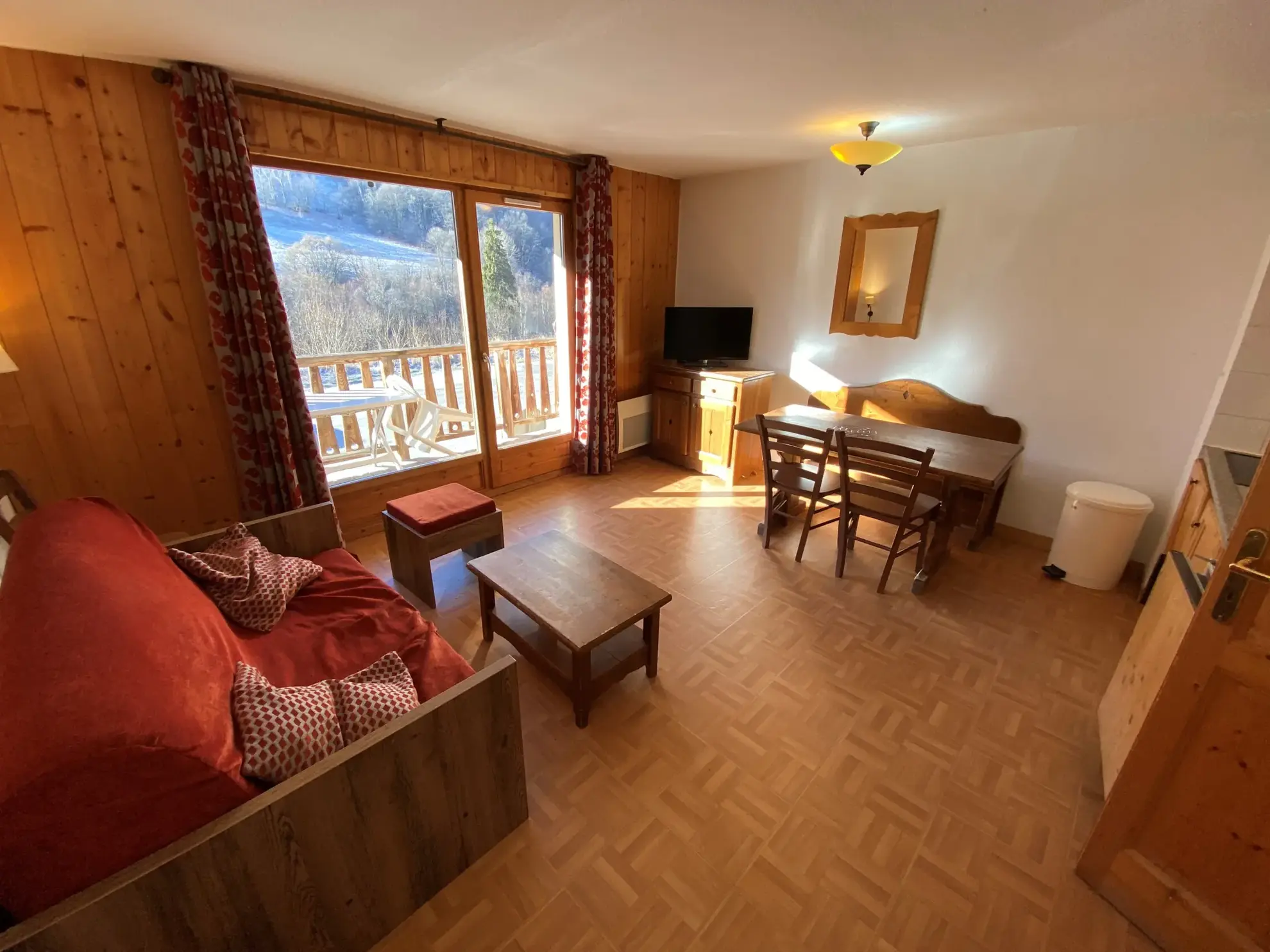 Appartement T2 lumineux avec vue sur les montagnes à Saint-Sorlin d'Arves