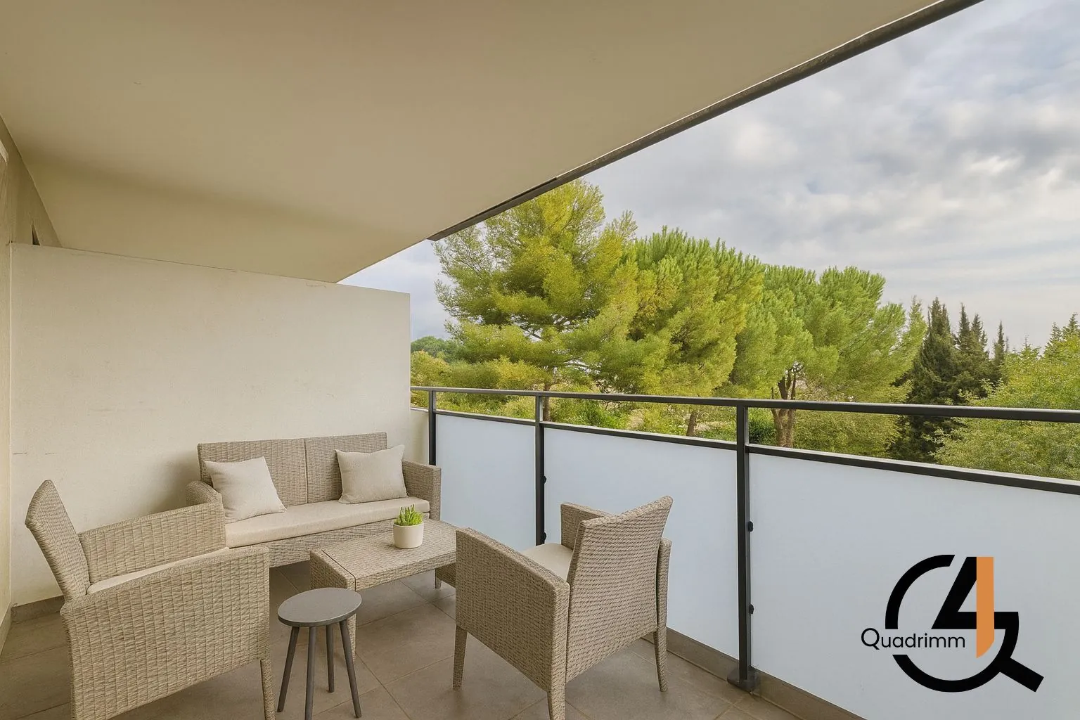 Appartement 2 pièces de 39 m² avec terrasse et parking à Montpellier La Martelle 