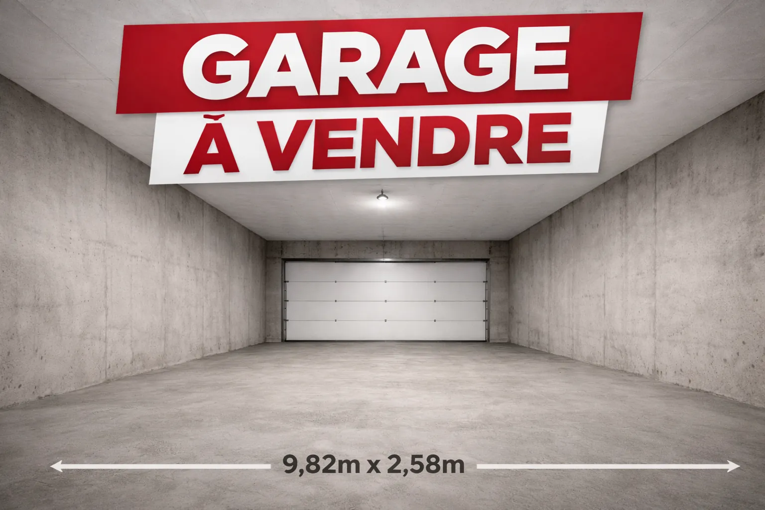 Garage double sécurisé à La Rochelle, emplacement idéal dans les Minimes