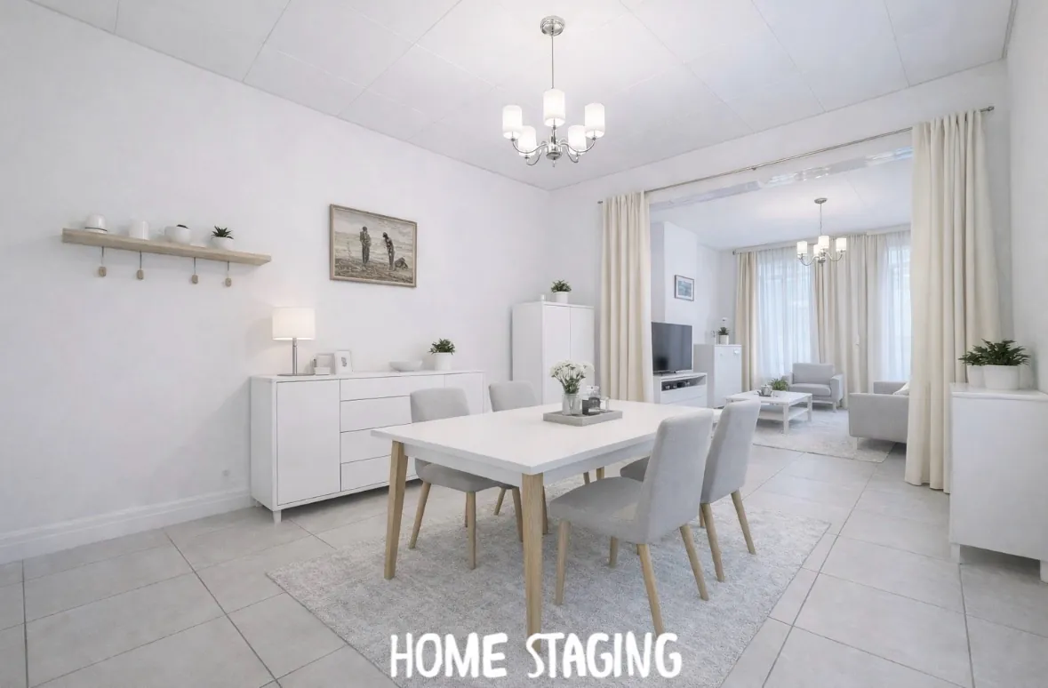 Maison mitoyenne avec jardin à Sin le Noble de 90m² 