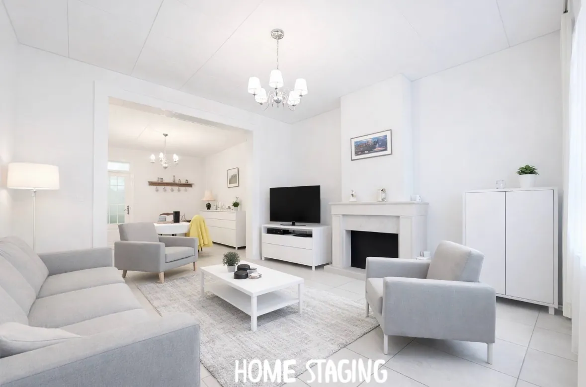 Maison mitoyenne avec jardin à Sin le Noble de 90m² 