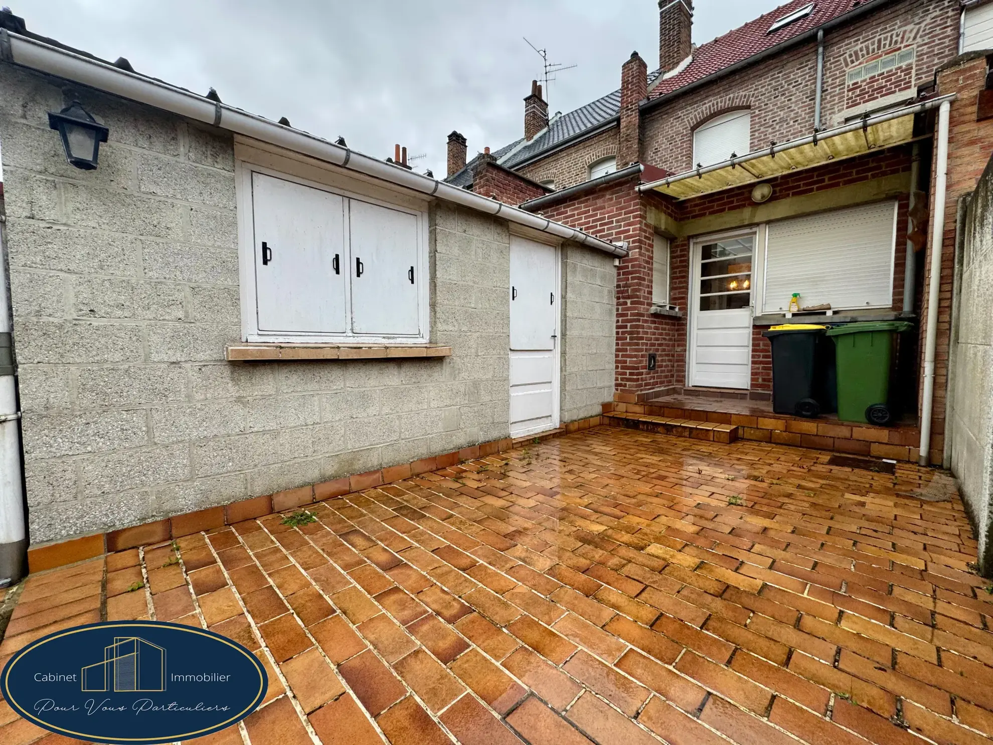 Maison mitoyenne avec jardin à Sin le Noble de 90m² 