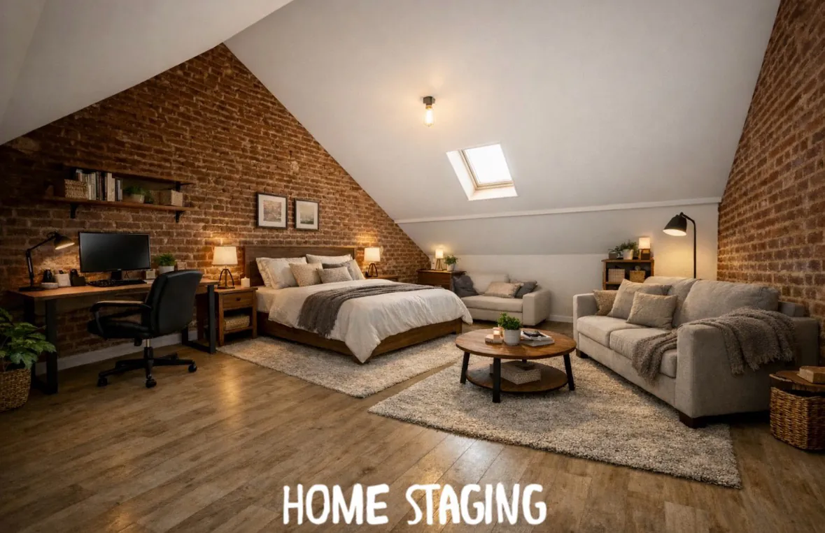 Maison mitoyenne avec jardin à Sin le Noble de 90m² 