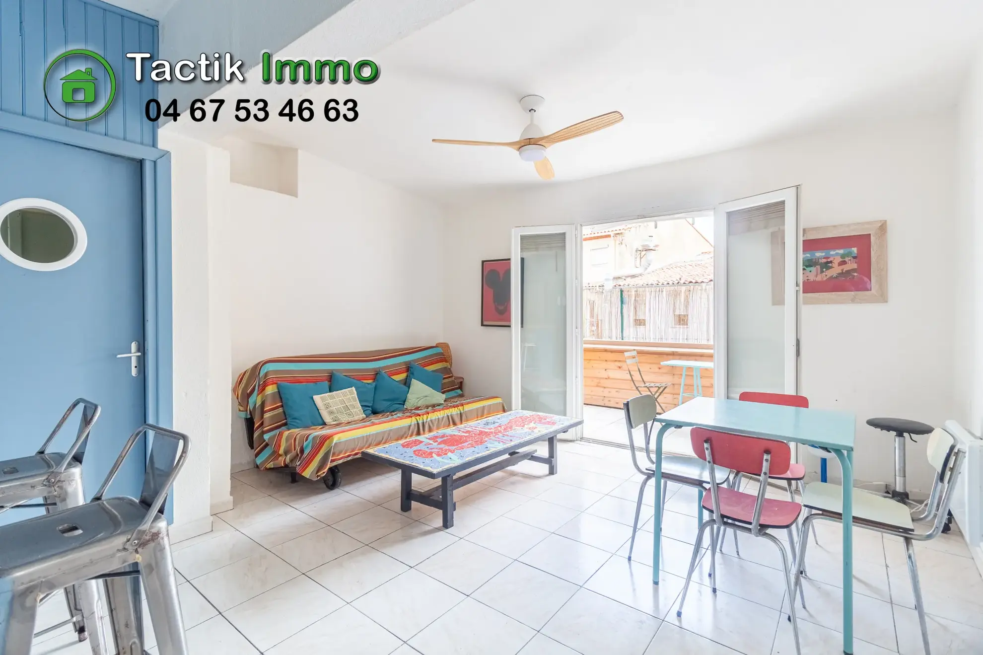 Appartements 3 pièces avec terrasse à Sète, dernier étage 