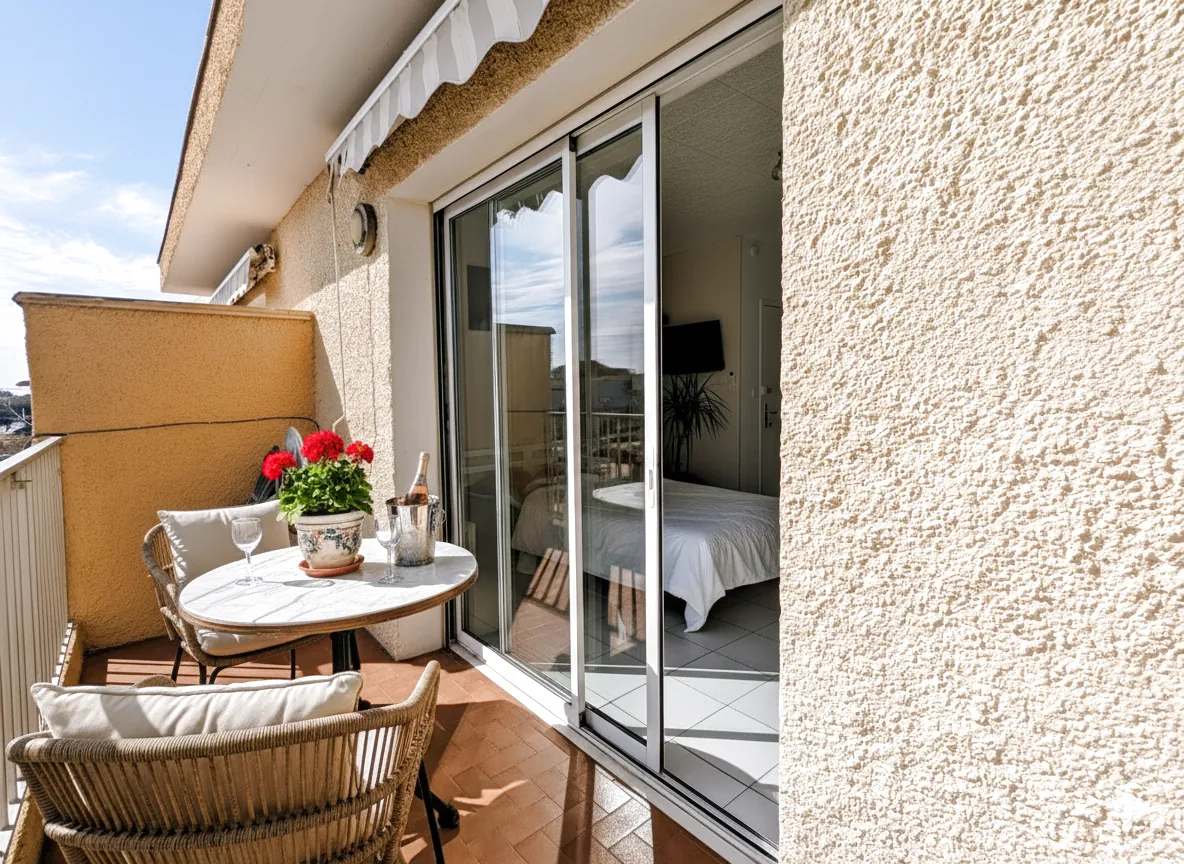 Appartement lumineux avec vue mer à Narbonne-Plage - 28 m²