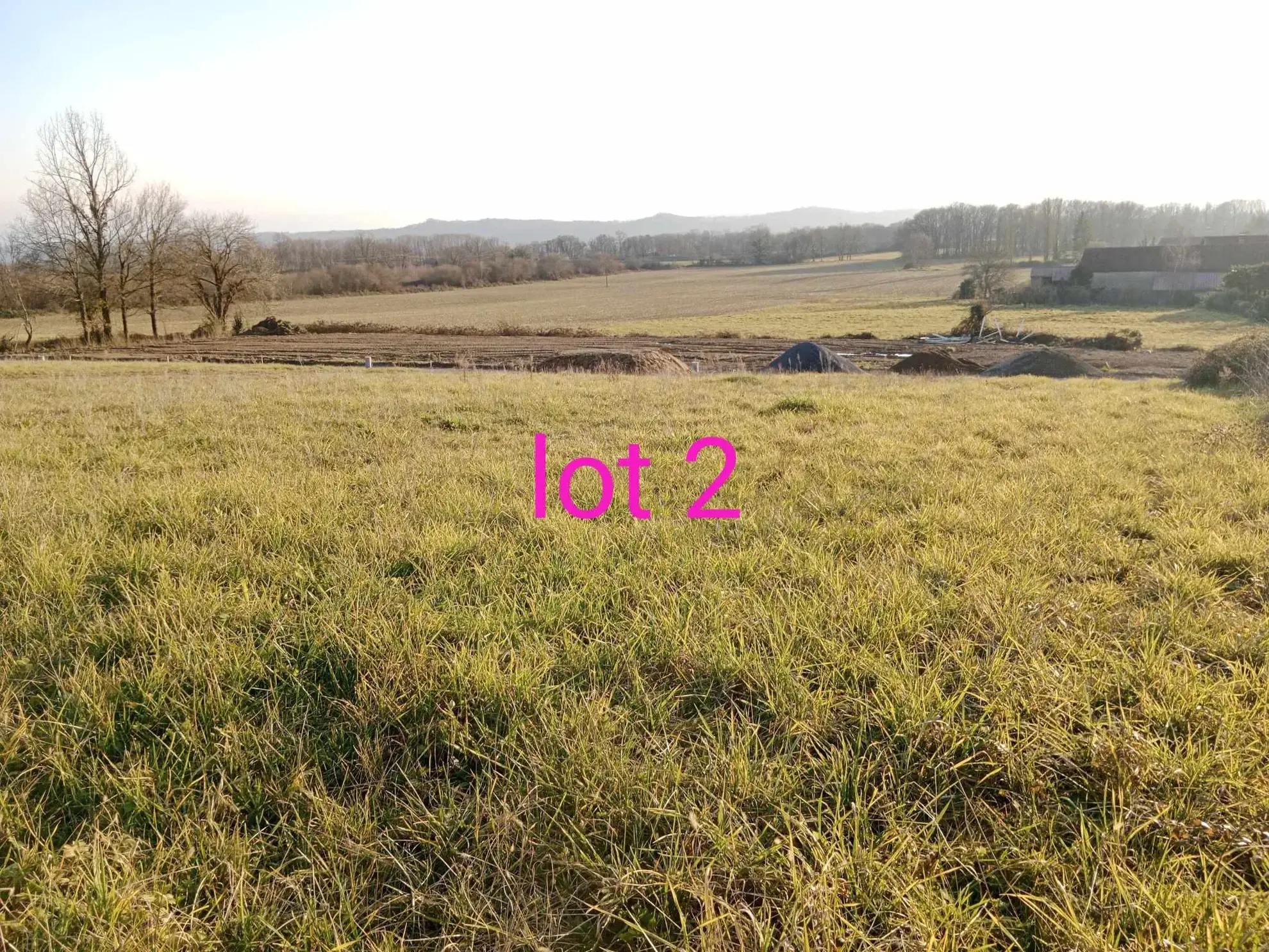 Nouveau lotissement à Labastide Monréjeau avec vue sur les Pyrénées