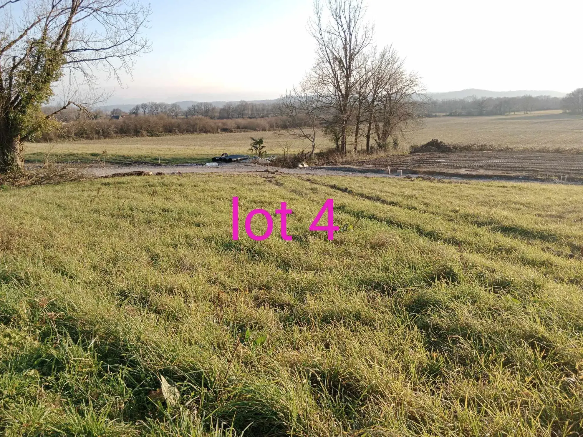 Nouveau lotissement à Labastide Monréjeau avec vue sur les Pyrénées 