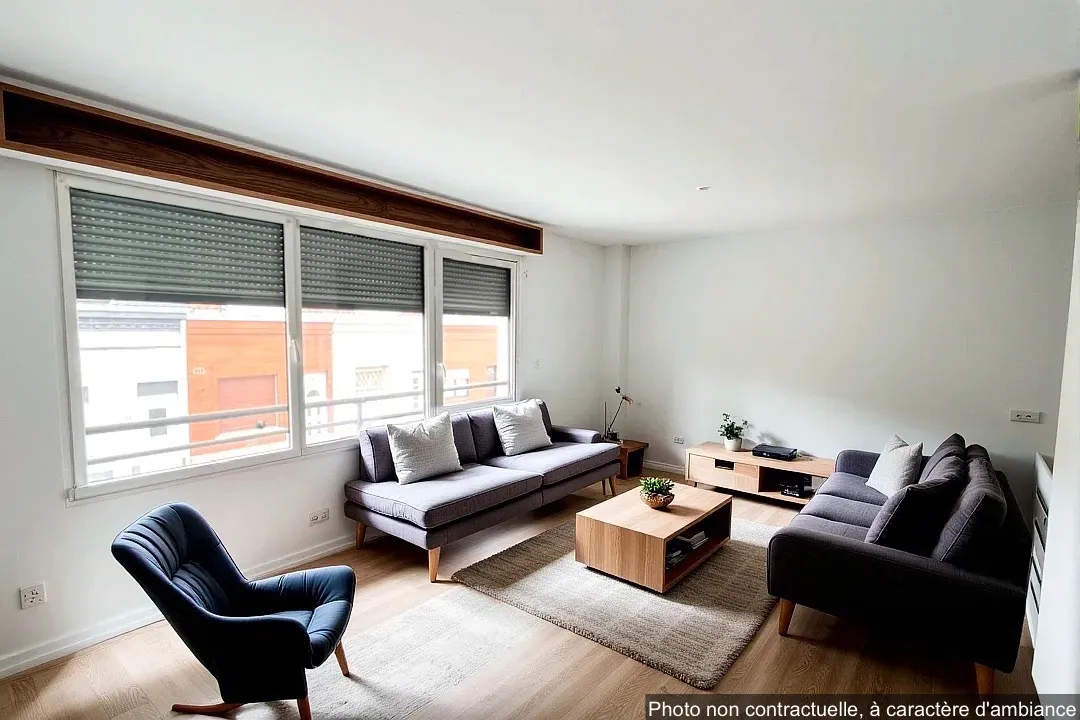 Appartement T2 à Tourcoing Blanc Seau avec stationnement proche métro 