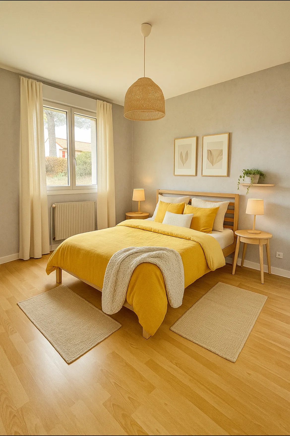 Maison 107 m² avec 4 chambres à Cholet, grand jardin, garage double 