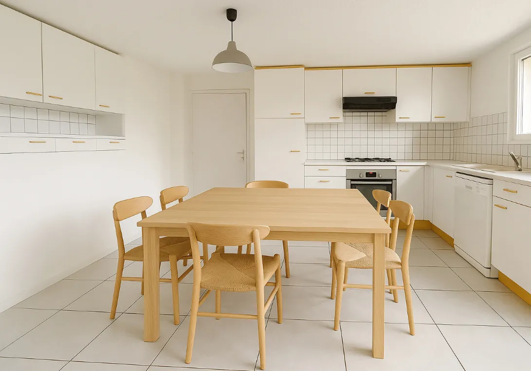 Maison 107 m² avec 4 chambres à Cholet, grand jardin, garage double 